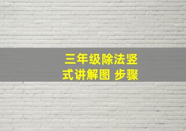 三年级除法竖式讲解图 步骤